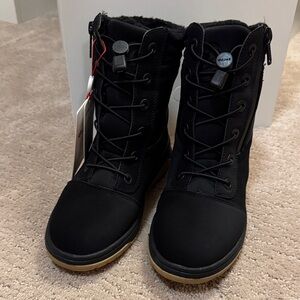 Pajar Kids Black and Tan Boots